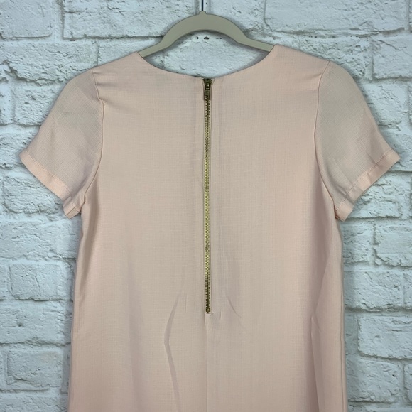 Lulus Blush Shift And Shout Short Sleeve Dress XS - Picture 6 of 10